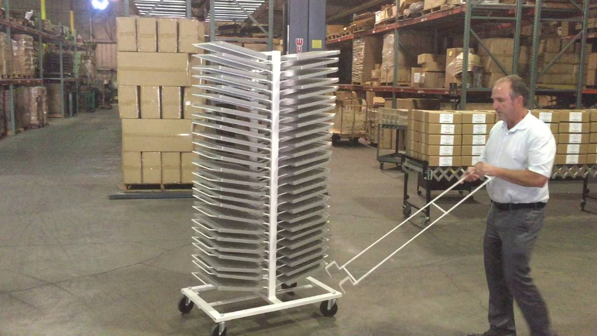 This versatile drying and handling rack can manage all your material h ...