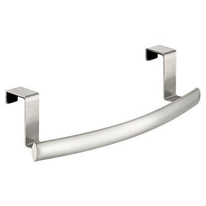 Dulceny Modern Metal Kitchen Storage Over Cabinet Curved Towel Bar - Hang on Inside or Outside of Doors, Organize and Hang Hand, Dish, and Tea Towels