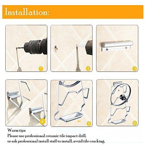 MONBLA Cabinet Door Organizer Kitchen Door Pot lid Holder lid Holder Cabinet Door Pot lid Holder for Door Wall Pot lid Door Pot lid Organizer for 6
